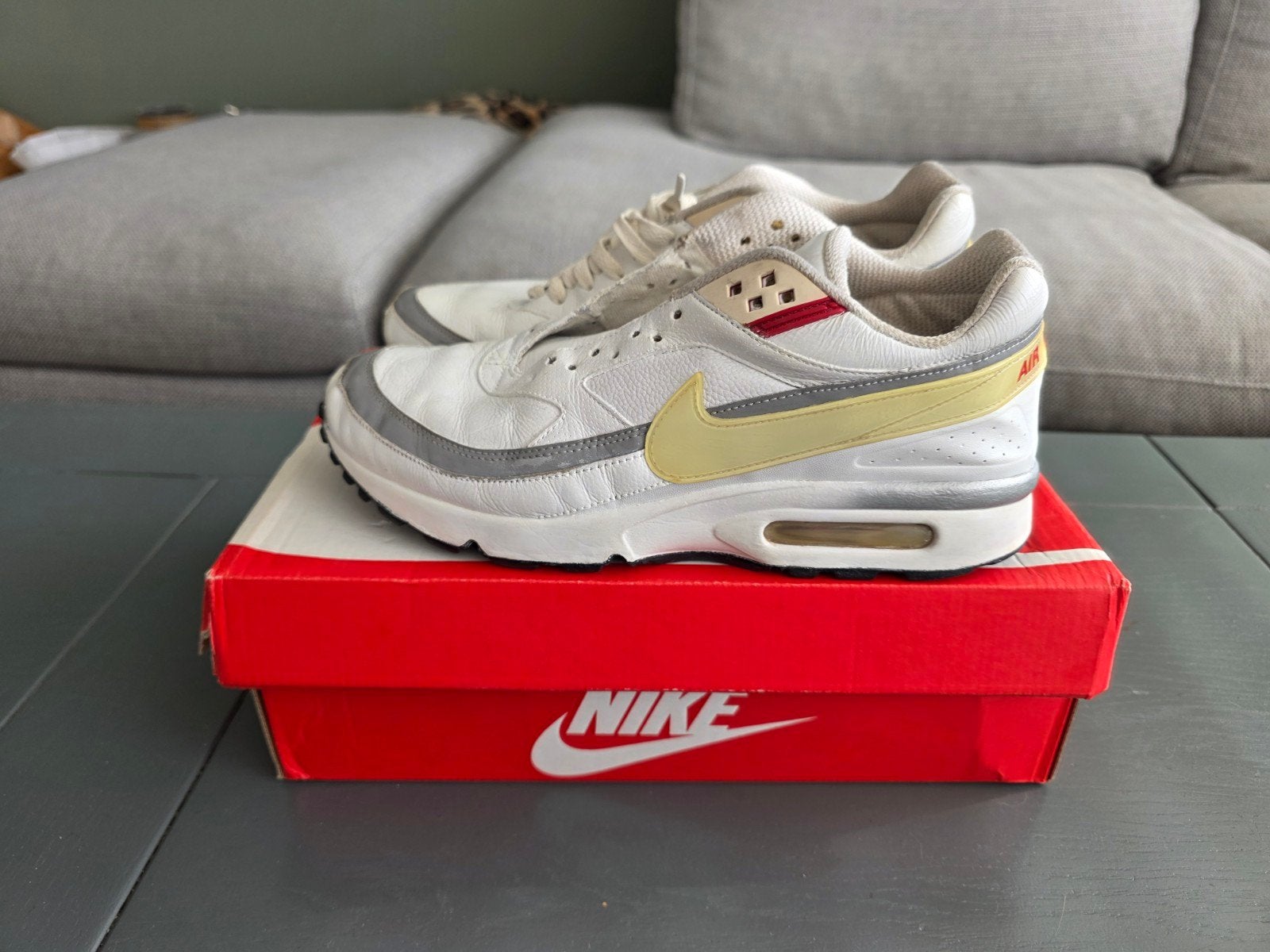 Nike air max classic bw wit maat 42.5, Ophalen of Verzenden, Zo goed als nieuw, Wit
