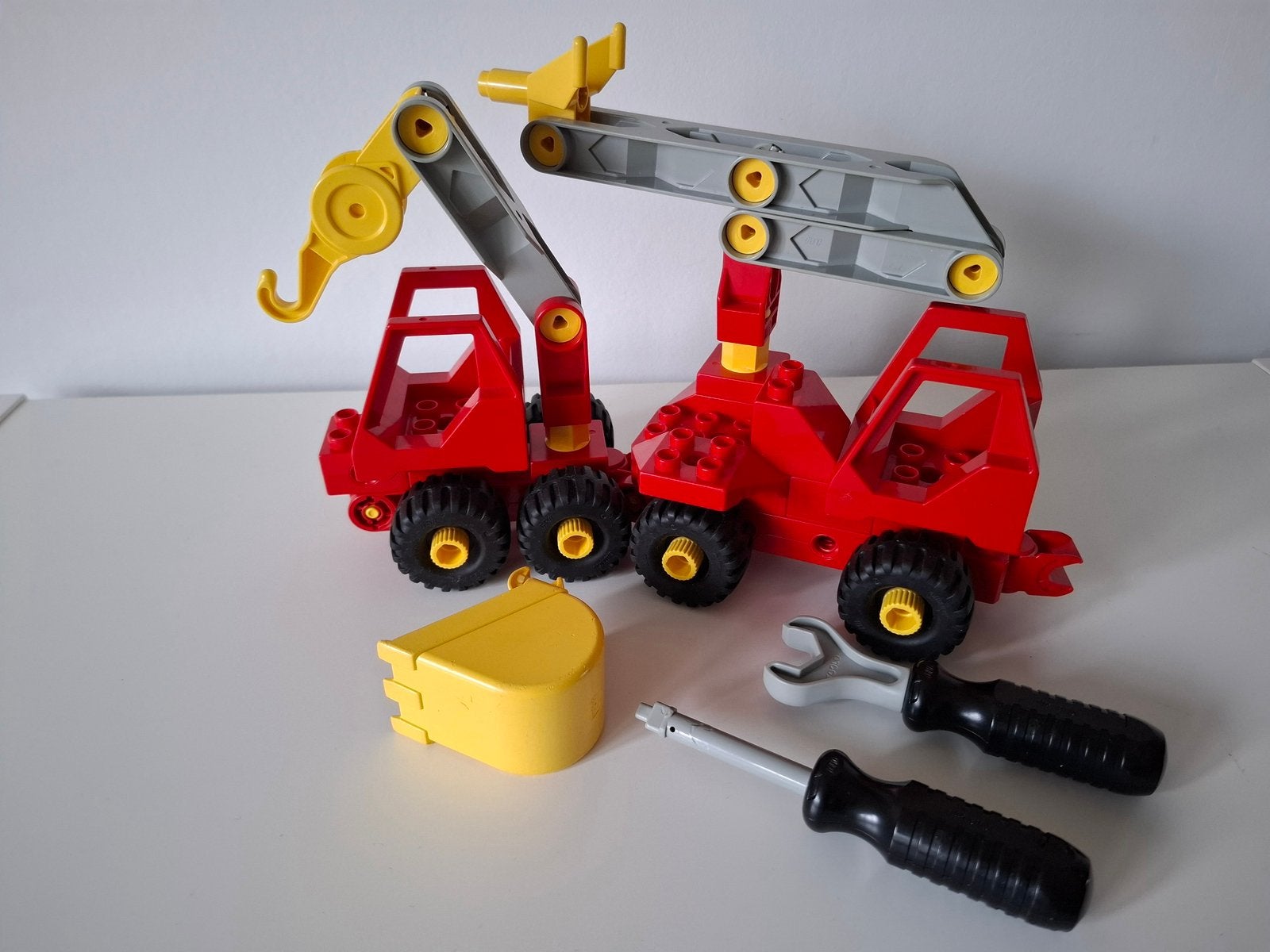 Techniach Duplo Toolo Brandweer, Kinderen en Baby's, Ophalen of Verzenden, Gebruikt