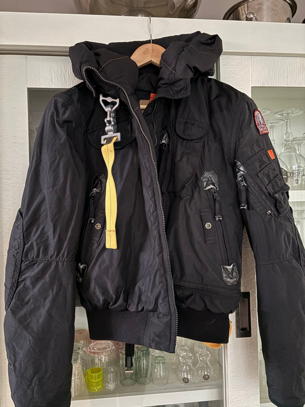 Parajumpers Gobi Bomberjack Zwart - Maat M, Ophalen of Verzenden, Gedragen, Maat 38/40 (M), Zwart