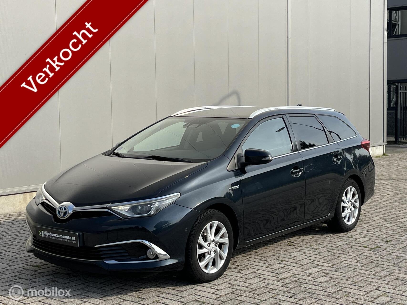 Toyota Auris 1.8 Hybrid Aut, Lees tekst / read text, Dealer onderhouden, Gebruikt, Blauw, Leder en Stof