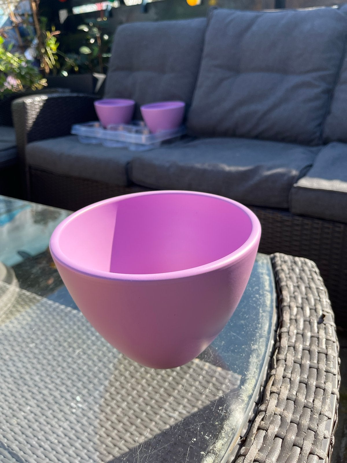 Mooie keramische bloempotten prijs per stuk 1€, Tuin en Terras, Bloempotten, Rond, Binnen, Zo goed als nieuw, Minder dan 40 cm