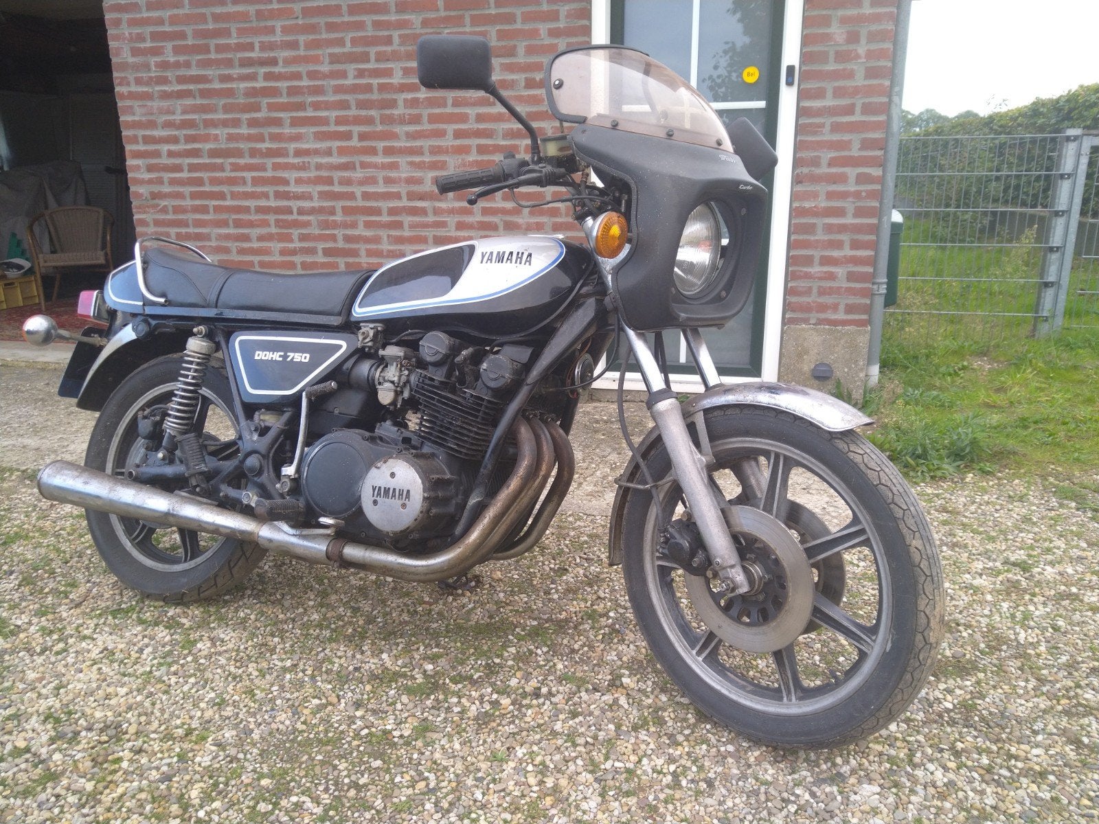 Yamaha XS750, 1978, lage km. i.g.st., 750 cc, Cardan-aandrijving, Gebruikt, 3 cilinders