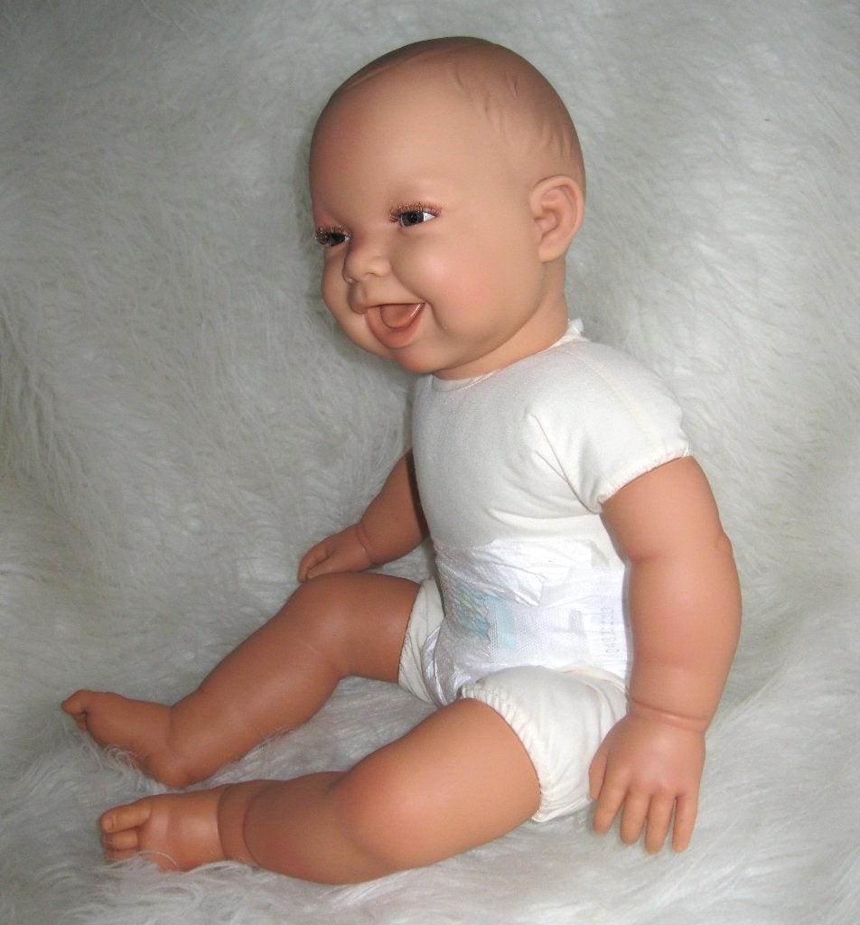 Grote babypop 53cm past babykleding baby levensecht softbody, Selintoys, Nieuw, Ophalen of Verzenden, Info@selintoys.nl