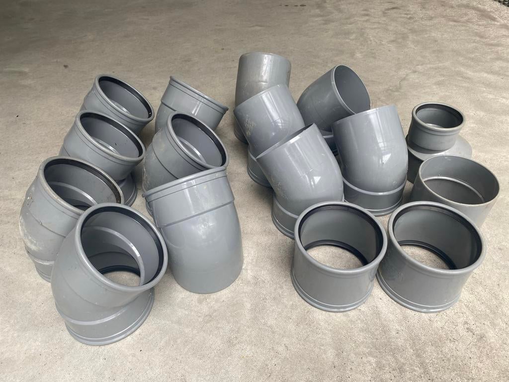 Dyka PVC 160 mm hulpstukken - Nieuw en ongebruikt, Afvoer, Pvc, Nieuw, Ophalen of Verzenden