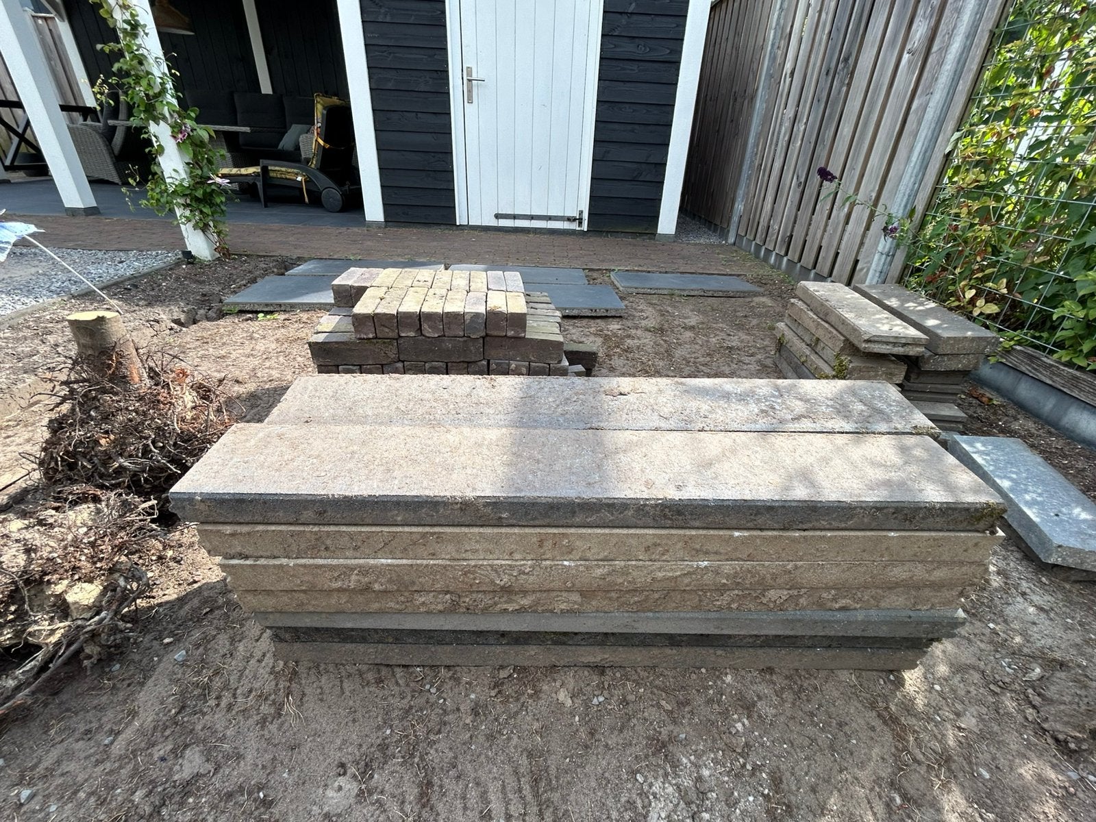 14 afsluitbanden, Tuin en Terras, Ophalen, Gebruikt, Overige materialen