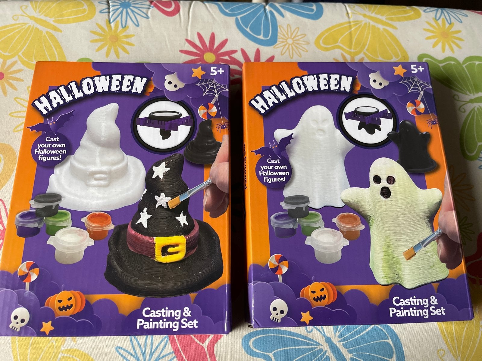 Halloween Giet- en Schilderset: Heks en Spook, Ophalen of Verzenden, Nieuw, Knutselen
