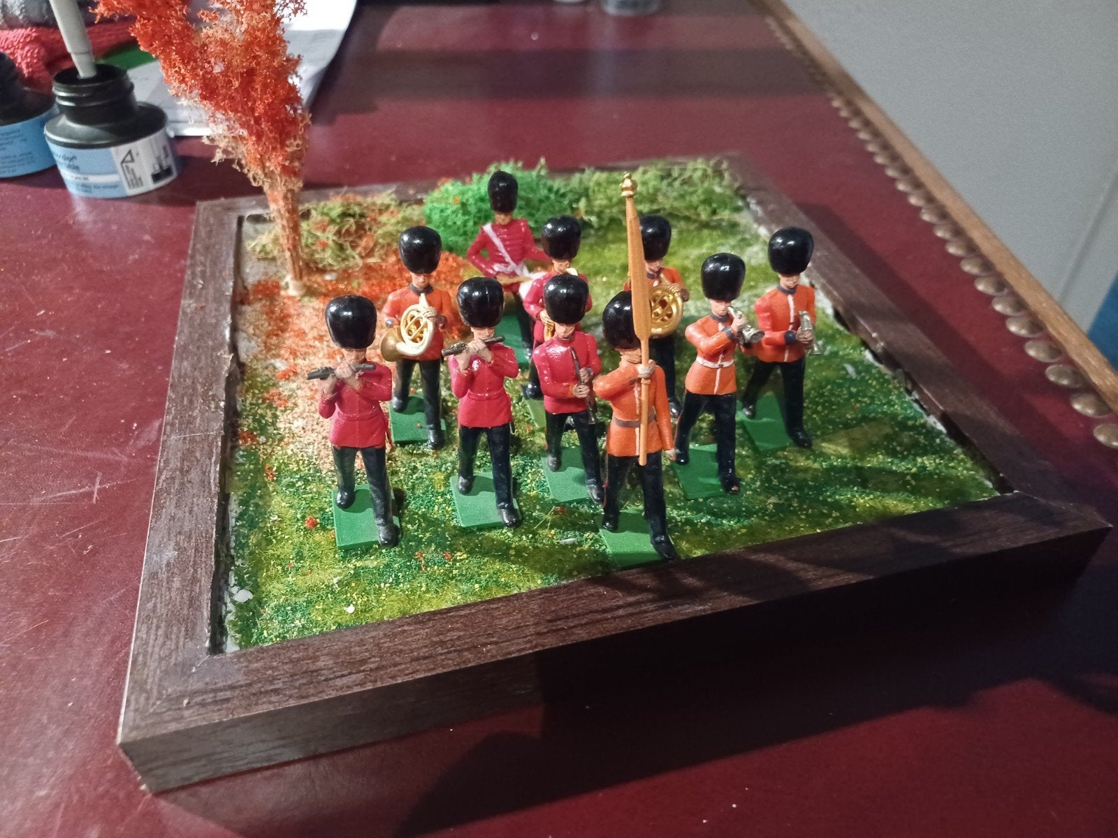 Diorama britse muzikanten., Ophalen of Verzenden, 1:35 tot 1:50