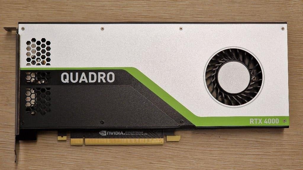Nvidia Quadro RTX 4000 8 GB GDDR6, Computers en Software, PCI-Express 3, Verzenden, GDDR6, Zo goed als nieuw
