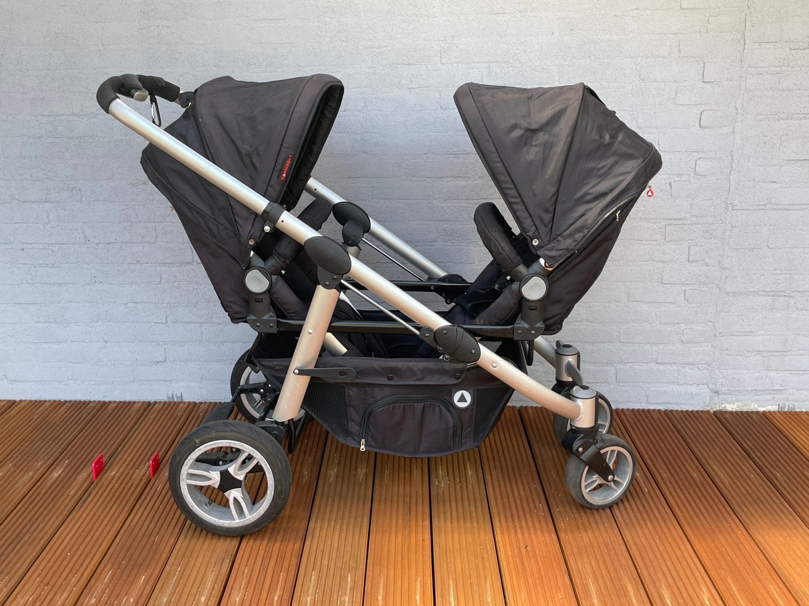 Topmark 2 Combi Duo kinderwagen en 1 regenhoes, Ophalen, Gebruikt, Kinderwagen of Buggy