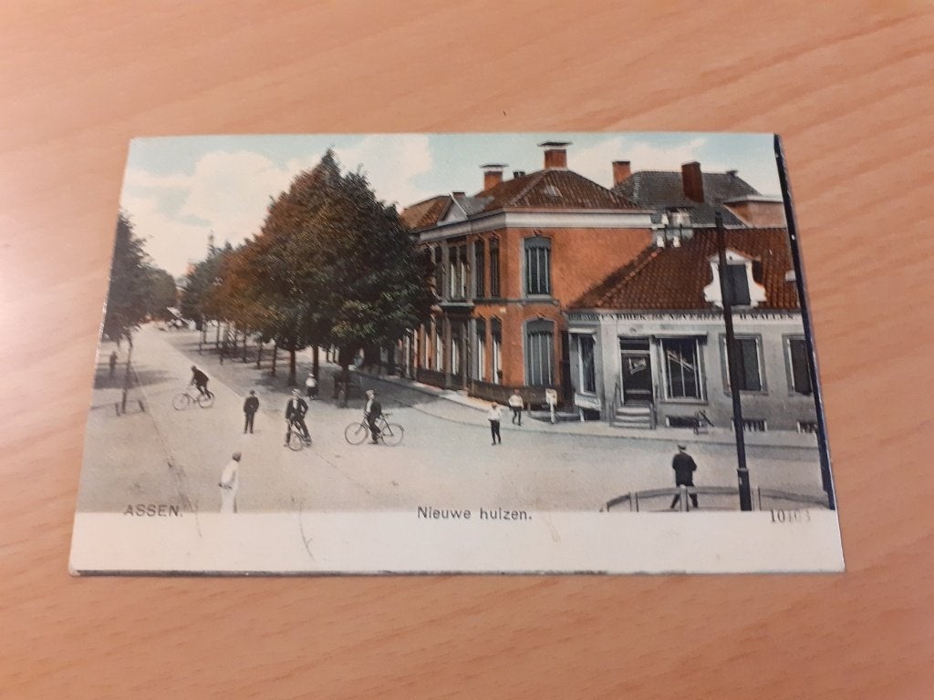 Assen, Ophalen of Verzenden, Voor 1920, Gelopen, Drenthe