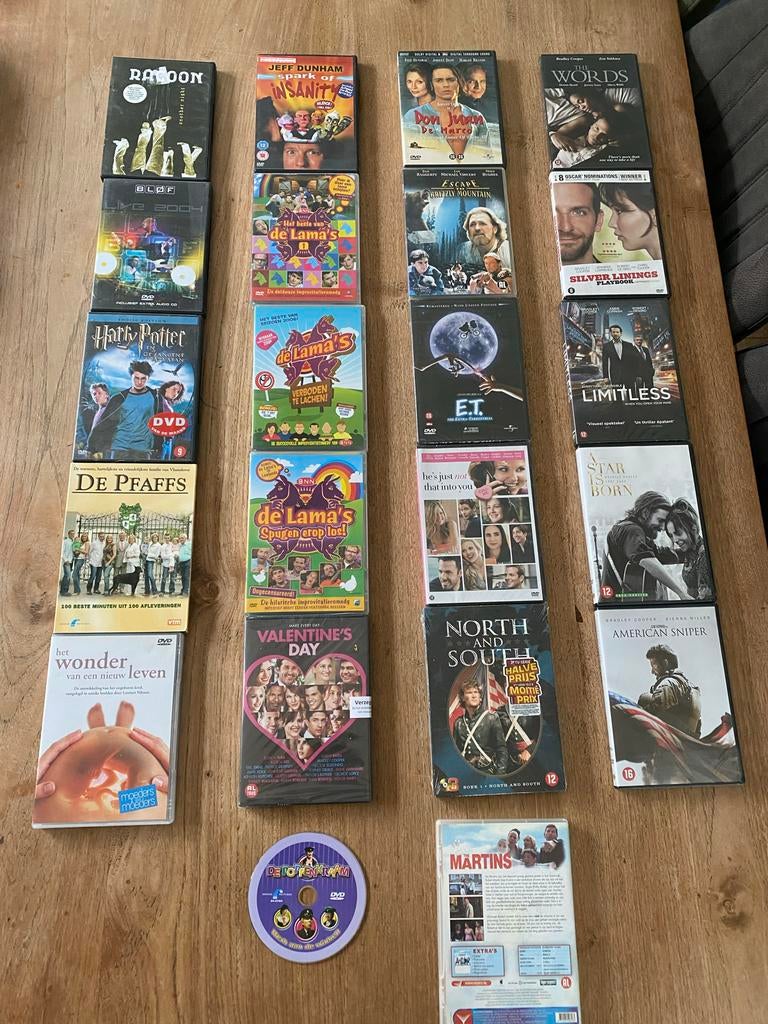 Diverse dvd's - films en comedy, deels nieuw in plastic, Vanaf 12 jaar, Ophalen, Zo goed als nieuw, Overige genres