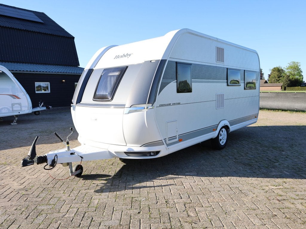 Hobby Excellent Edition 460 UFE voortent en luifel, Caravans en Kamperen, Rondzit, Hobby, Serviceluik, Bedrijf