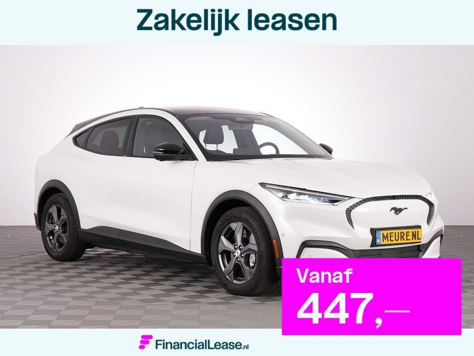 Ford Mustang Mach-E 75 kWh | PANORAMADAK | B&O | LEDER | FUL, Automaat, 12 maanden, Gebruikt, 1 kg