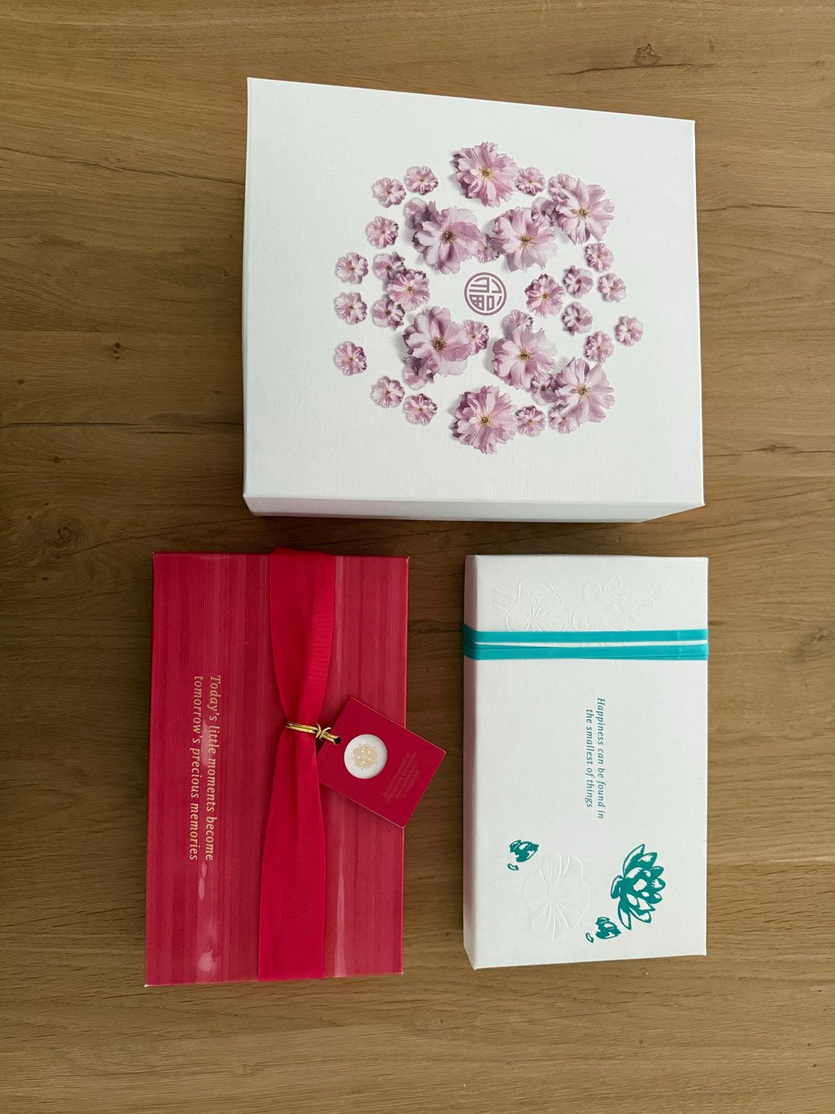 Lege Rituals cadeauverpakkingen, Ophalen