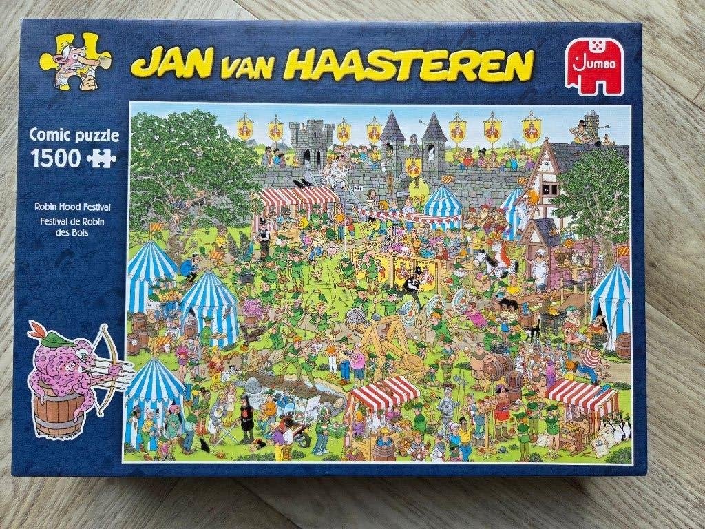 Jan van Haasteren legpuzzels 1500 stukjes, Ophalen, 500 t/m 1500 stukjes, Zo goed als nieuw, Legpuzzel