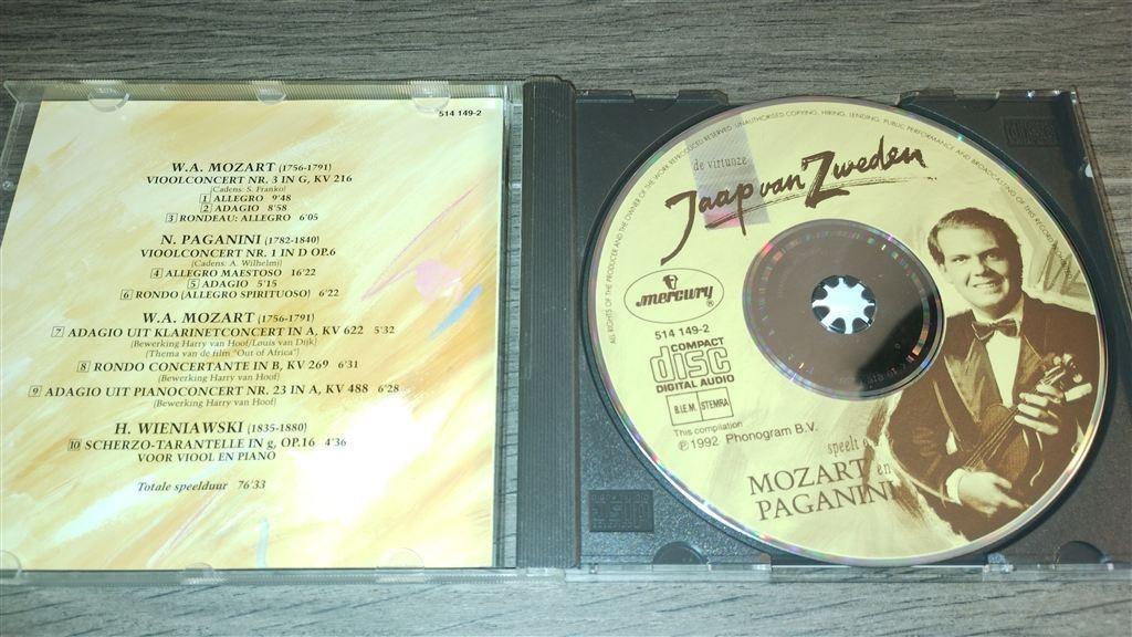 Jaap van Zweden - De Virtuoze Jaap Van Zweden, Ophalen of Verzenden, Classicisme, Zo goed als nieuw, Kamermuziek