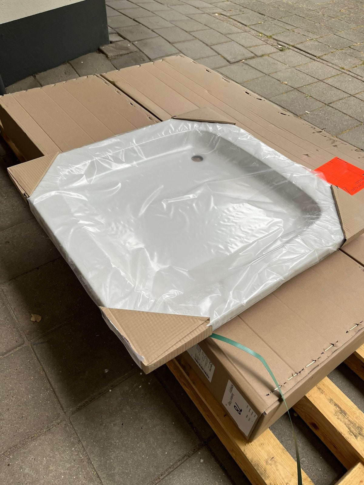 Douchebak 90x90, Ophalen, Nieuw, Douche