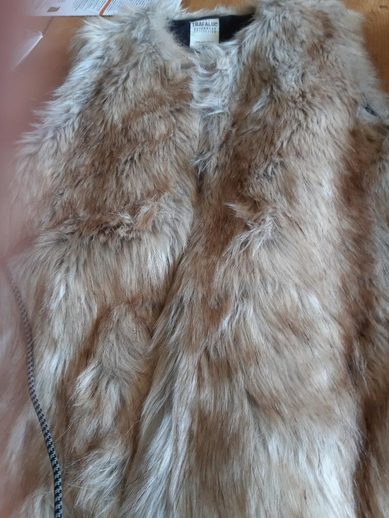 Gilet van bontbeige maat 40, Kleding | Dames, Bodywarmers, Ophalen