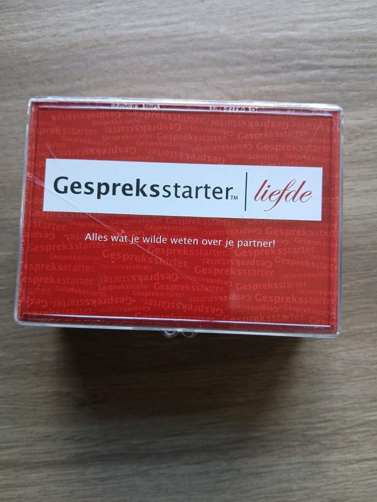 Gespreksstarter liefde coachingskaarten partner ZGAN, Ophalen of Verzenden, Zo goed als nieuw, Persoonlijkheidsleer, Gespreksstarter