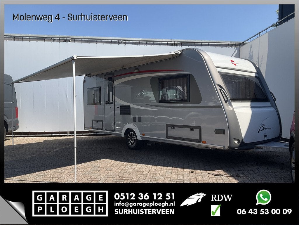 Bürstner BELCANTO 535 DL Rondzit Enkele bedden Thule Zaklui, Caravans en Kamperen, Caravans, Bedrijf, 1250 - 1500 kg, Bürstner