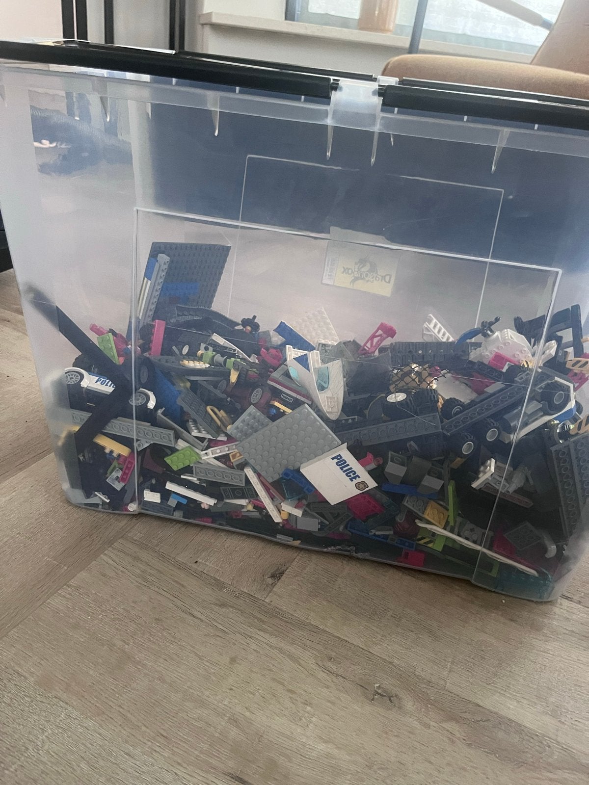 Grote partij LEGO met diverse sets en instructieboekjes, Ophalen, Gebruikt, Overige merken