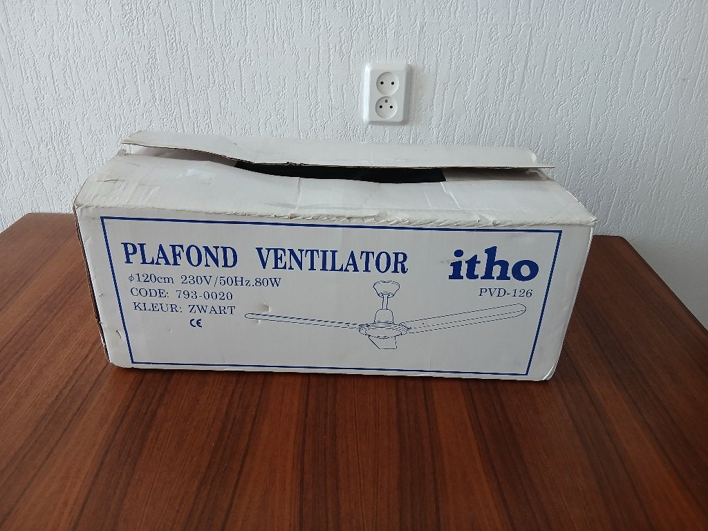 Plafondventilator – Professioneel - Itho Daalderop, Witgoed en Apparatuur, Ventilatoren, Nieuw, Plafondventilator, Ophalen