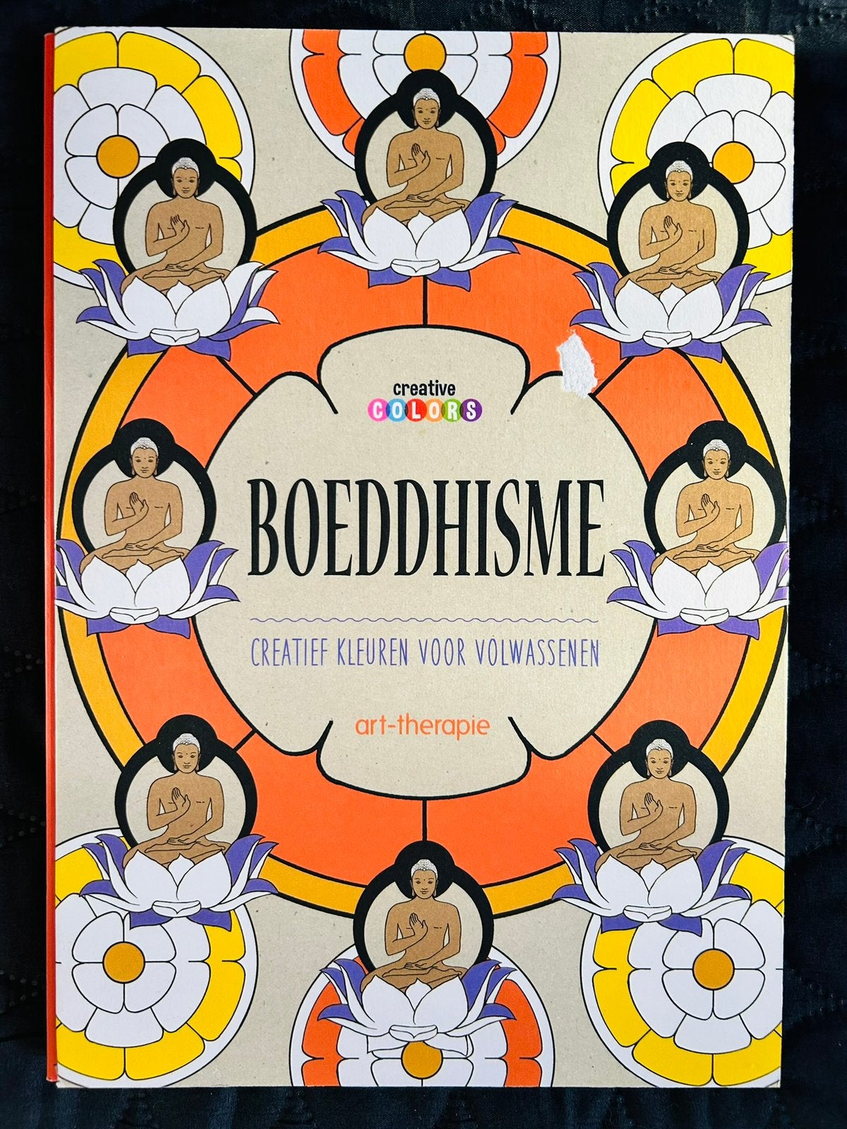 Nieuw Boeddhisme Creatief kleuren zonder stress Art-therapie, Ophalen of Verzenden, Zo goed als nieuw, Boek of Gids
