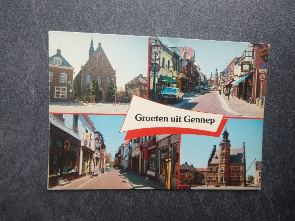 groeten uit Gennep 1981, Verzenden, 1980 tot heden, Gelopen, Noord-Brabant