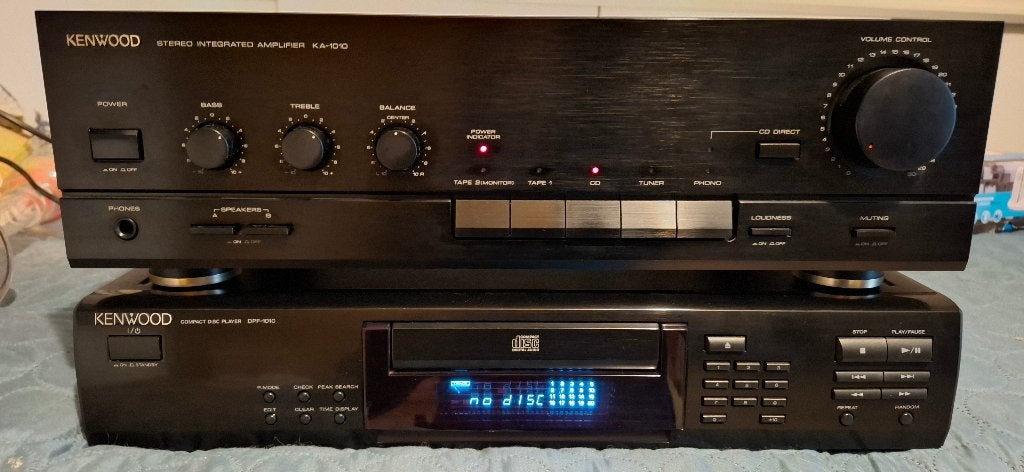 Kenwood KA-1010 en CD DPF1010, Ophalen, Gebruikt, Overige merken