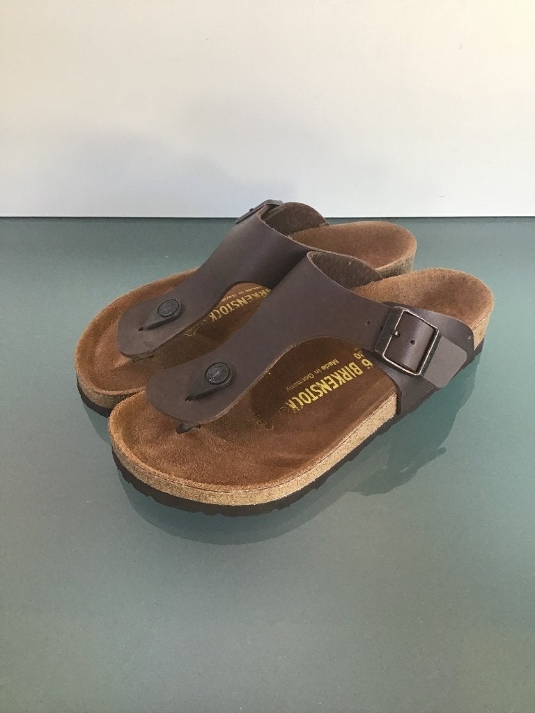 Birkenstock 36 Ramses bruin | slippers | Gratis verzenden, Slippers, Bruin, Ophalen of Verzenden, Zo goed als nieuw