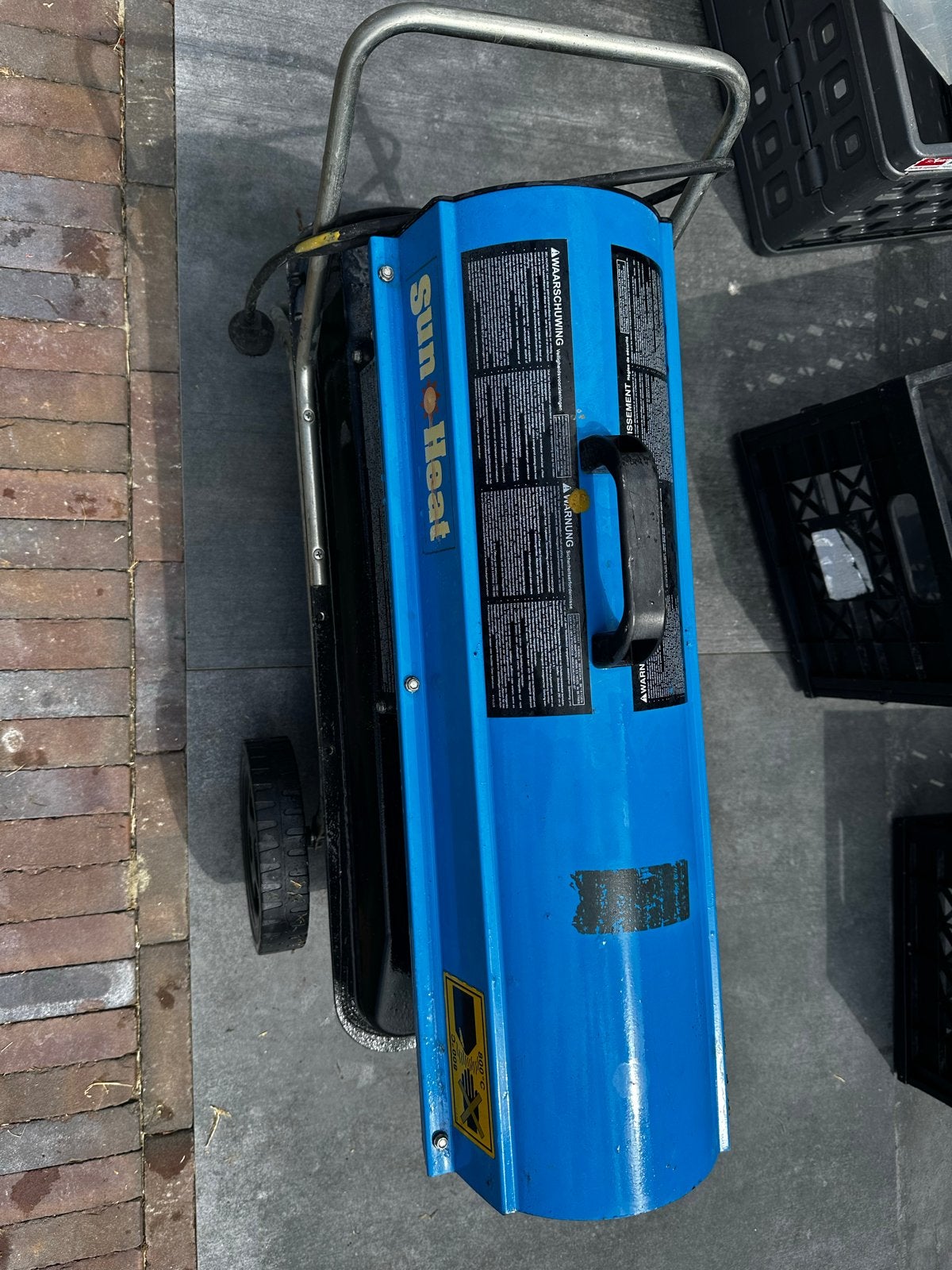 Diesel/Kerosine heteluchtkanon 220V - Zo goed als nieuw, Ophalen, 30 tot 80 cm, Overige typen, Zo goed als nieuw