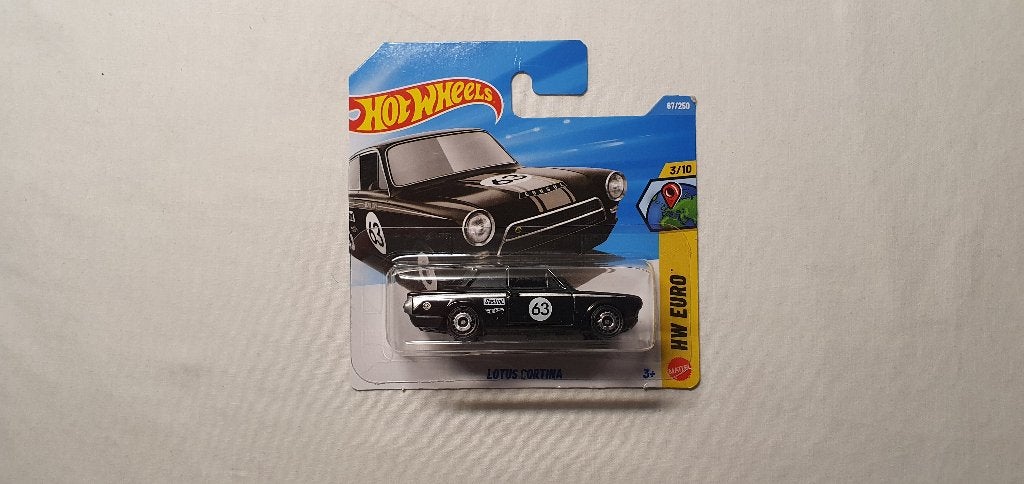 Hot wheels Ford Lotus Cortina zwart, Ophalen of Verzenden, Nieuw, Auto