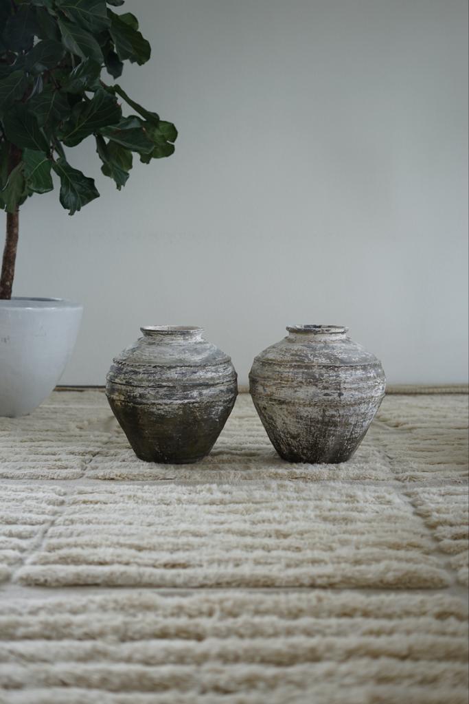 Verweerde oude kruiken, Overige kleuren, Ophalen of Verzenden, Minder dan 50 cm, Glas
