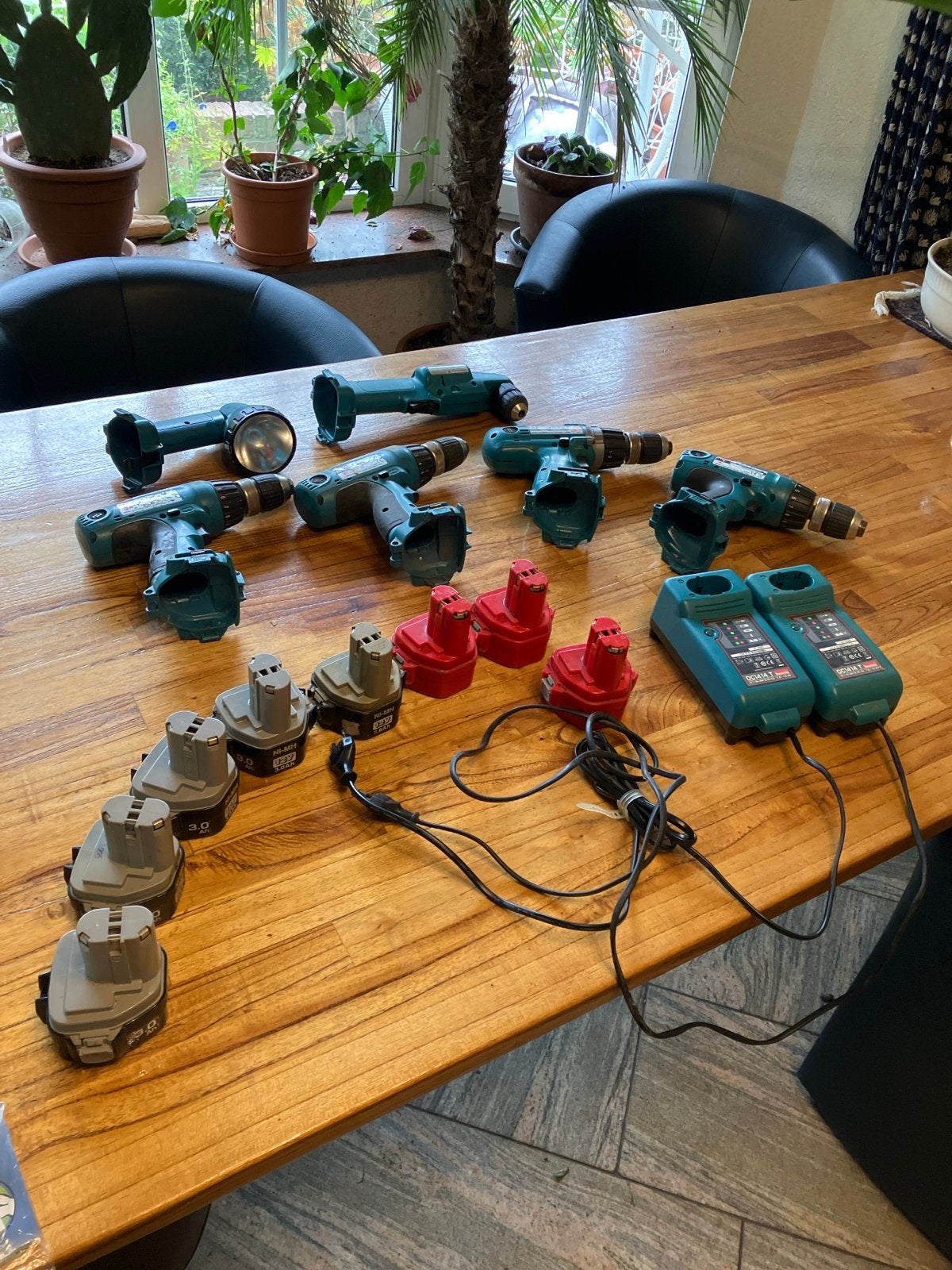Makita Boormachines, Accu's en Opladers - Grote Partij, Boormachine, Gebruikt, Variabele snelheid, Ophalen of Verzenden