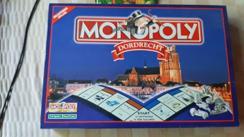 bordspel 1e editie Monopoly Dordrecht Monopolie, Hobby en Vrije tijd, Gezelschapsspellen | Bordspellen, Vijf spelers of meer, Ophalen of Verzenden