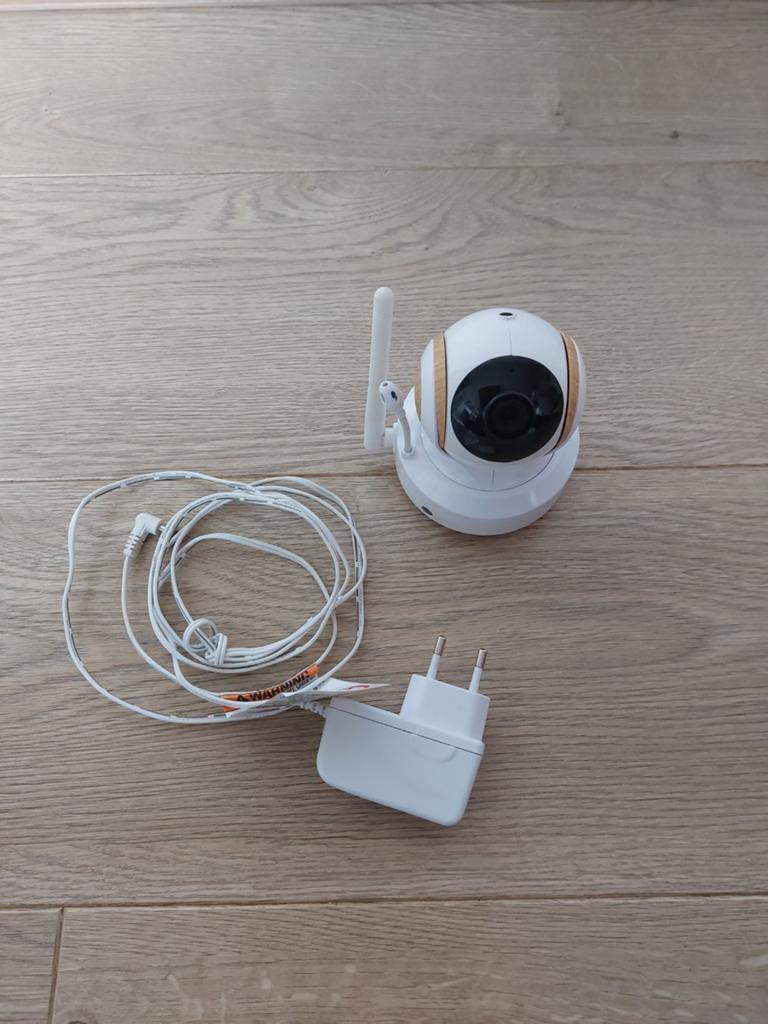 Luvion camera babyfoon met houtlook, Kinderen en Baby's, Babyfoons, Ophalen, Gebruikt, 100 tot 250 meter, Camera