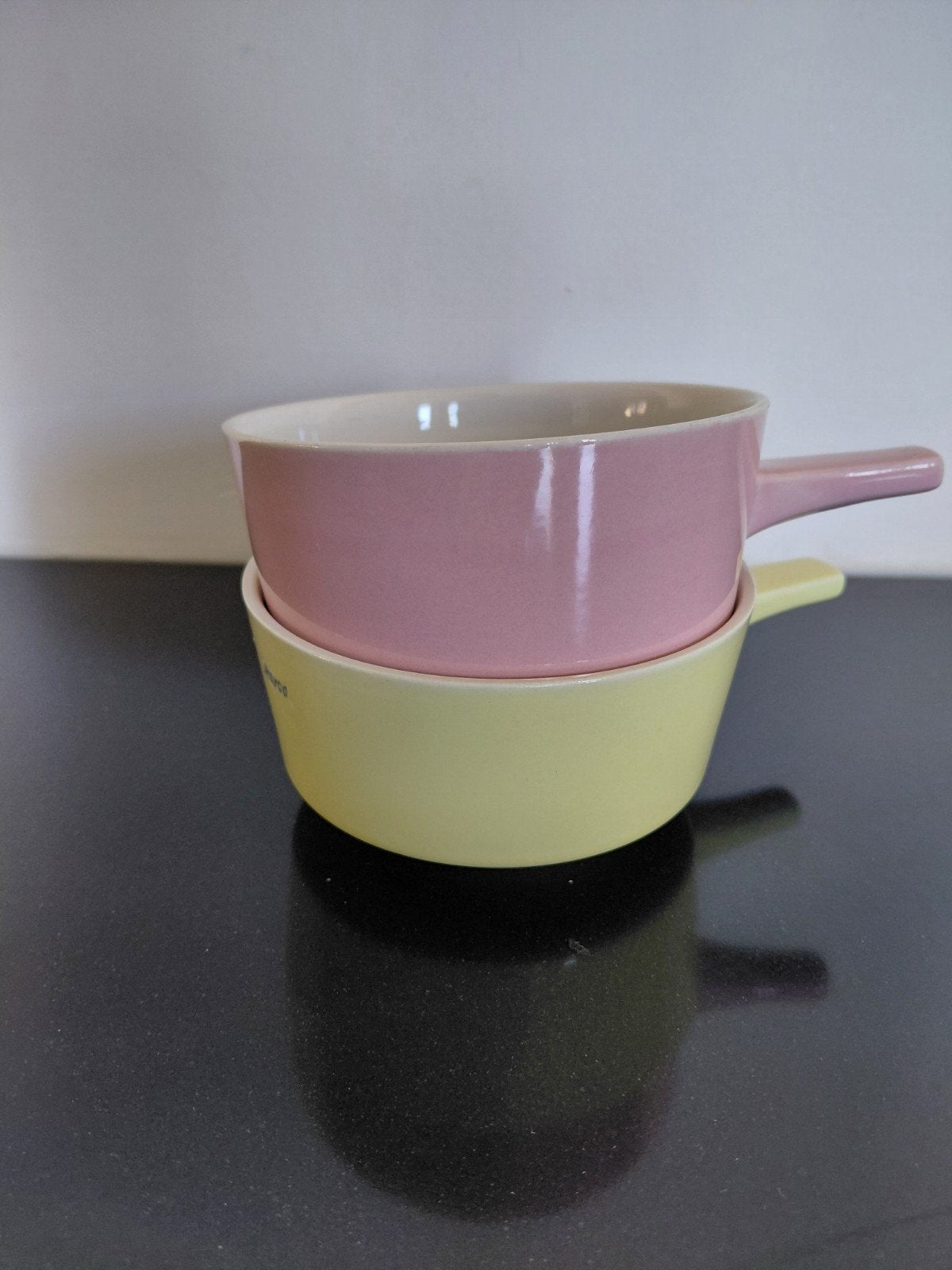 Villeroy en Boch 2 soepkommen Royco - pastel, Huis en Inrichting, Keuken | Servies, Ophalen of Verzenden, Zo goed als nieuw, Kom(men)