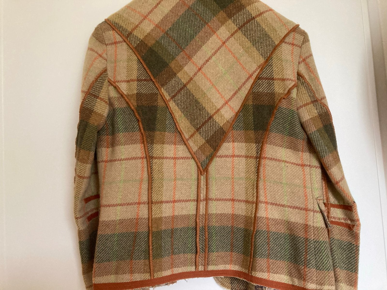 Rosner geruite blazer in aardetinten, Ophalen of Verzenden, Zo goed als nieuw, Maat 38/40 (M), Beige