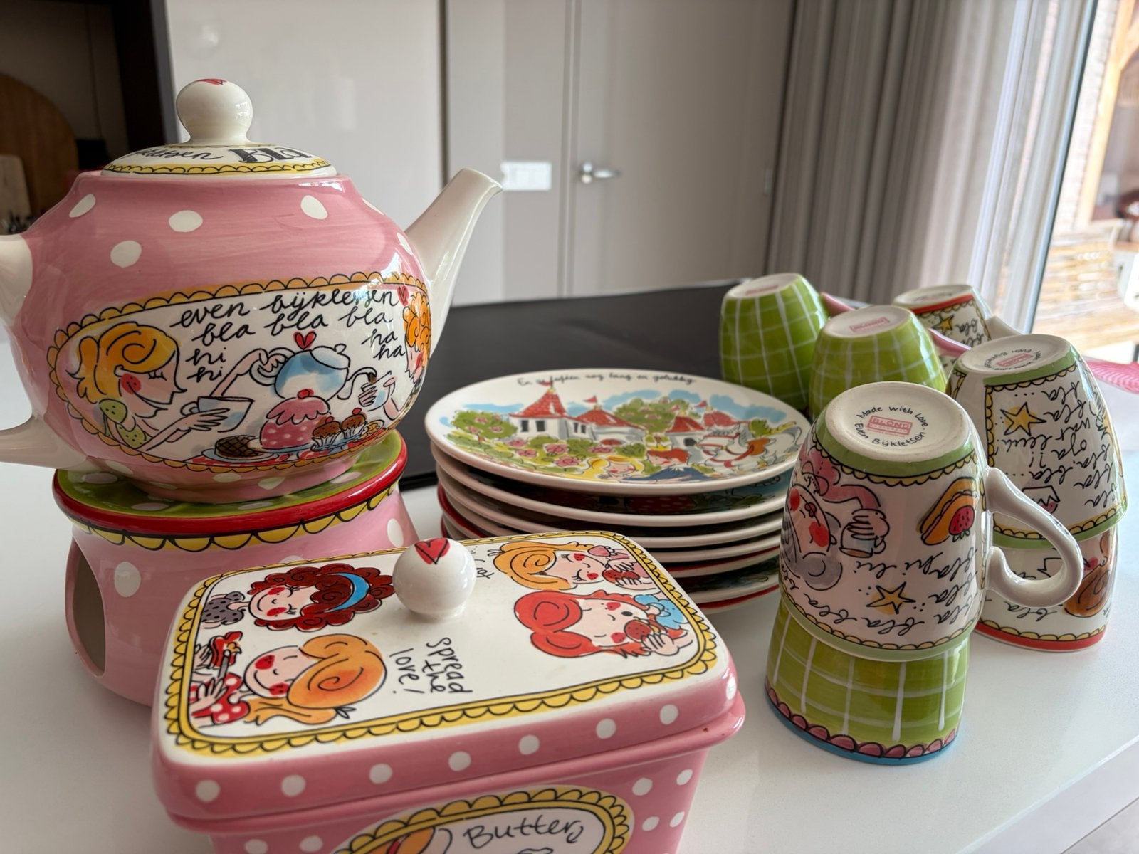 Blond amsterdam servies, Huis en Inrichting, Keuken | Servies, Ophalen of Verzenden, Aardewerk, Kop(pen) en/of Schotel(s)
