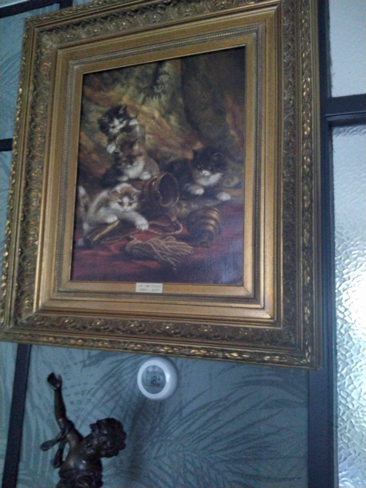 POEZEN SCHILDERIJ J.W VAN TRIRUM, Antiek en Kunst, Ophalen