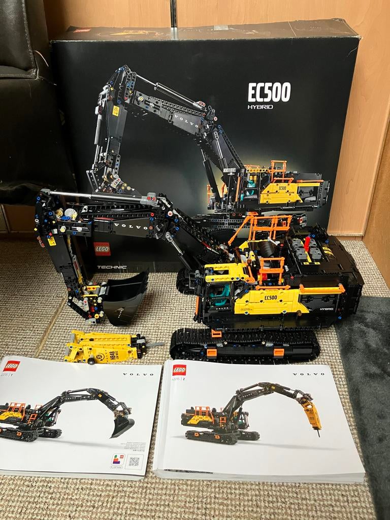 Lego Technic Volvo EC500 Graafmachine - Zo goed als nieuw, Ophalen, Zo goed als nieuw