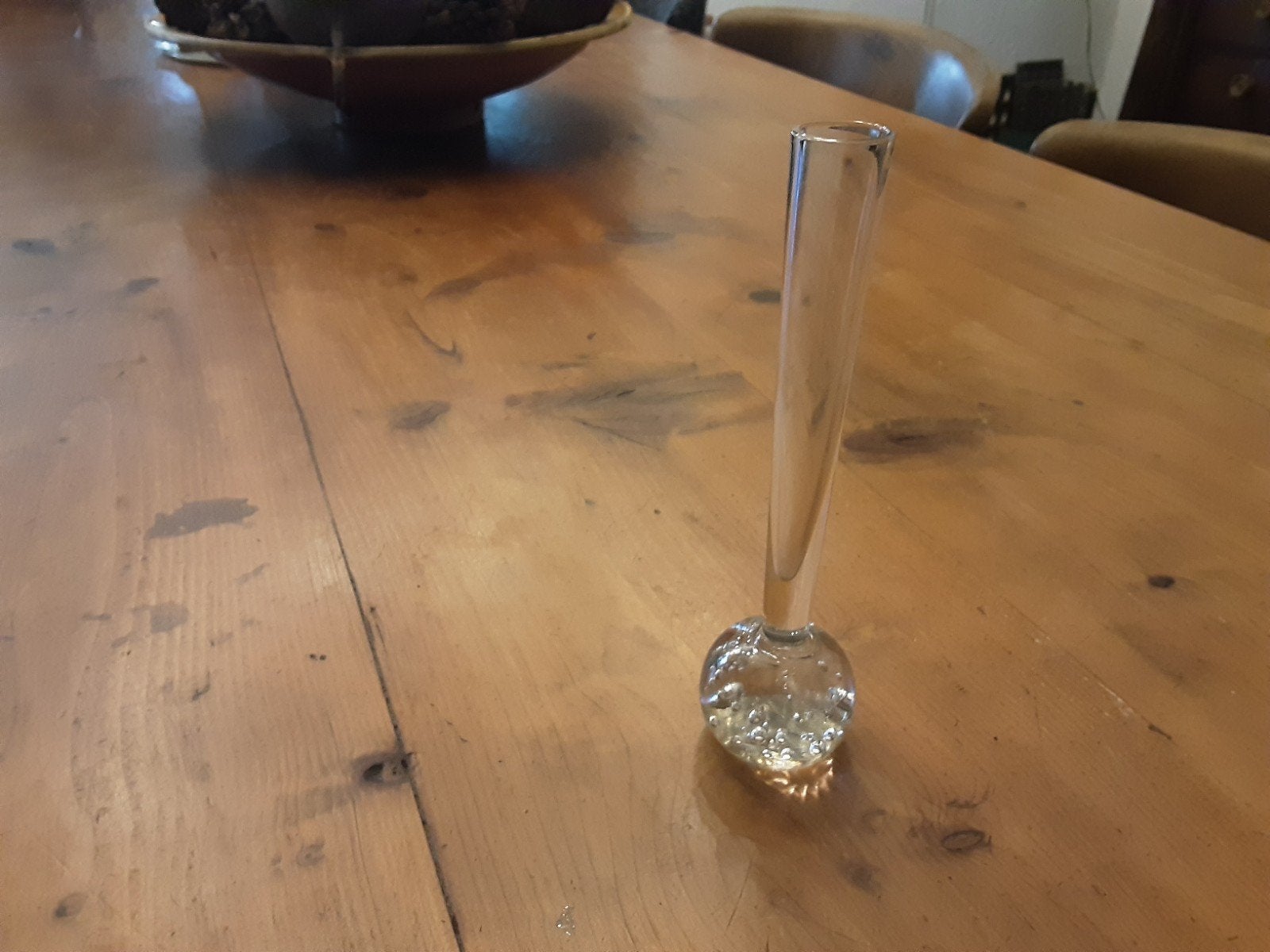 antiek glazen vaasje, Ophalen of Verzenden