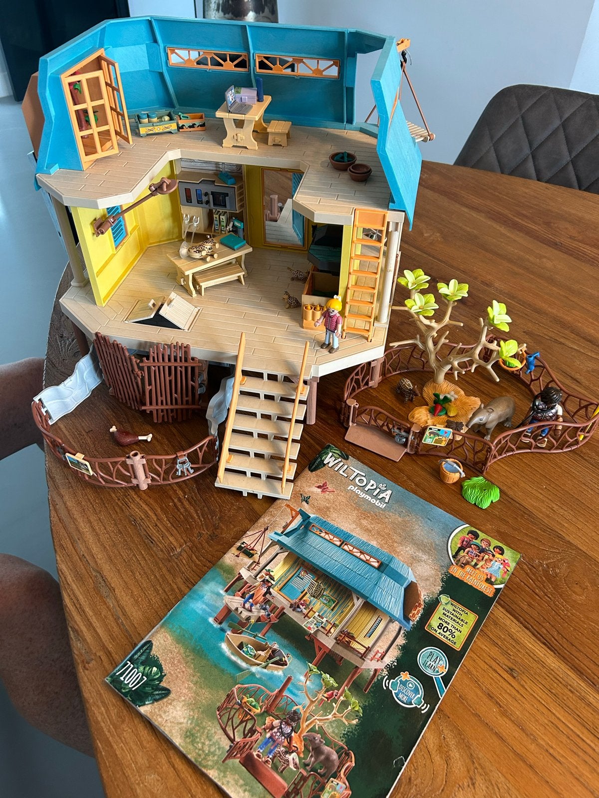 Playmobil Wiltopia Dierenverzorgingscentrum 71007, Ophalen of Verzenden, Zo goed als nieuw, Jongen of Meisje