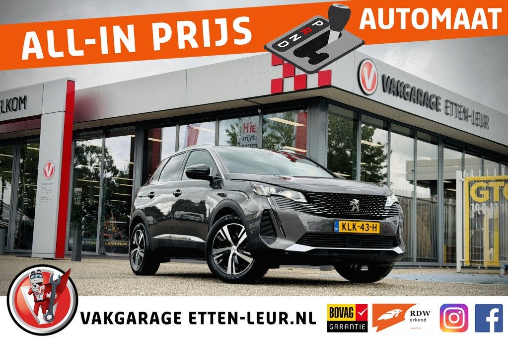 Peugeot 3008 1.2 130PK GT | STOELVERWARMING | CAMERA | DODE, Automaat, 12 maanden, Stof, 1199 cc