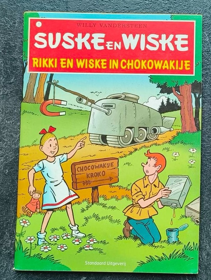 Rikki & Wiske in Chocowakije A5 formaat 2008, Willy Vandersteen, Eén stripboek, Ophalen of Verzenden, Zo goed als nieuw