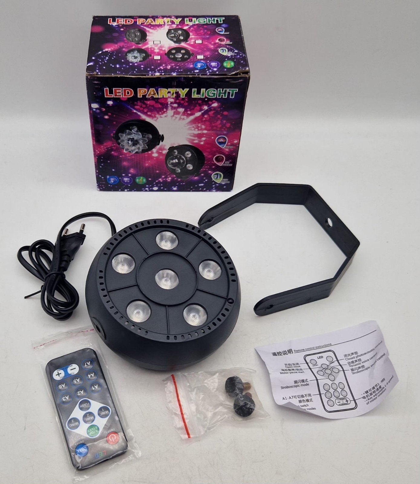 Partij Led parren discolamp 10 stuks € 5,- p.st., ., Nieuw, Ophalen of Verzenden, .