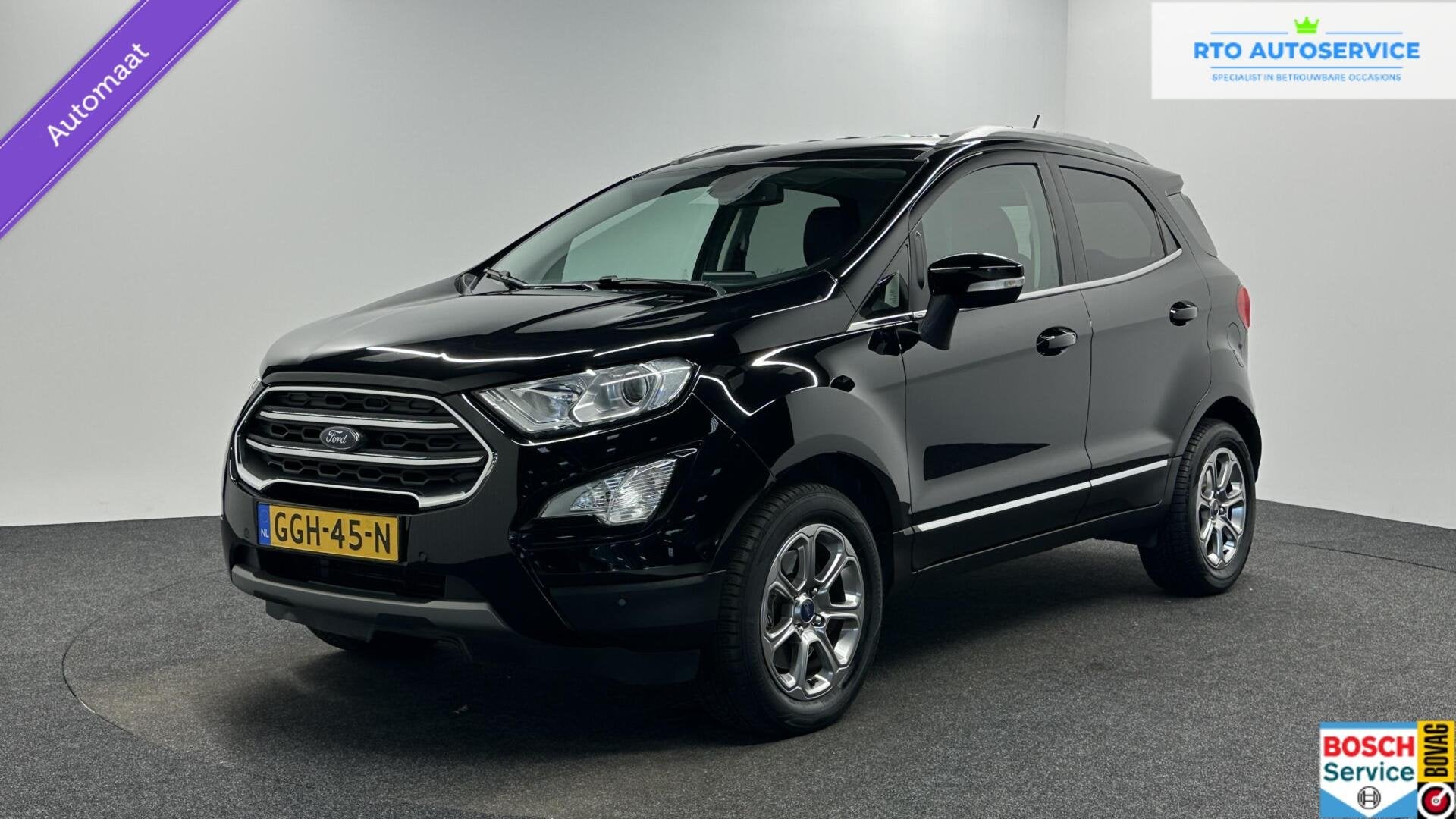 Ford EcoSport 1.0 EcoBoost Titanium TREKHAAK CARPLAY NAVI EC, Auto's, 125 pk, Gebruikt, Ecosport, Met garantie (alle)