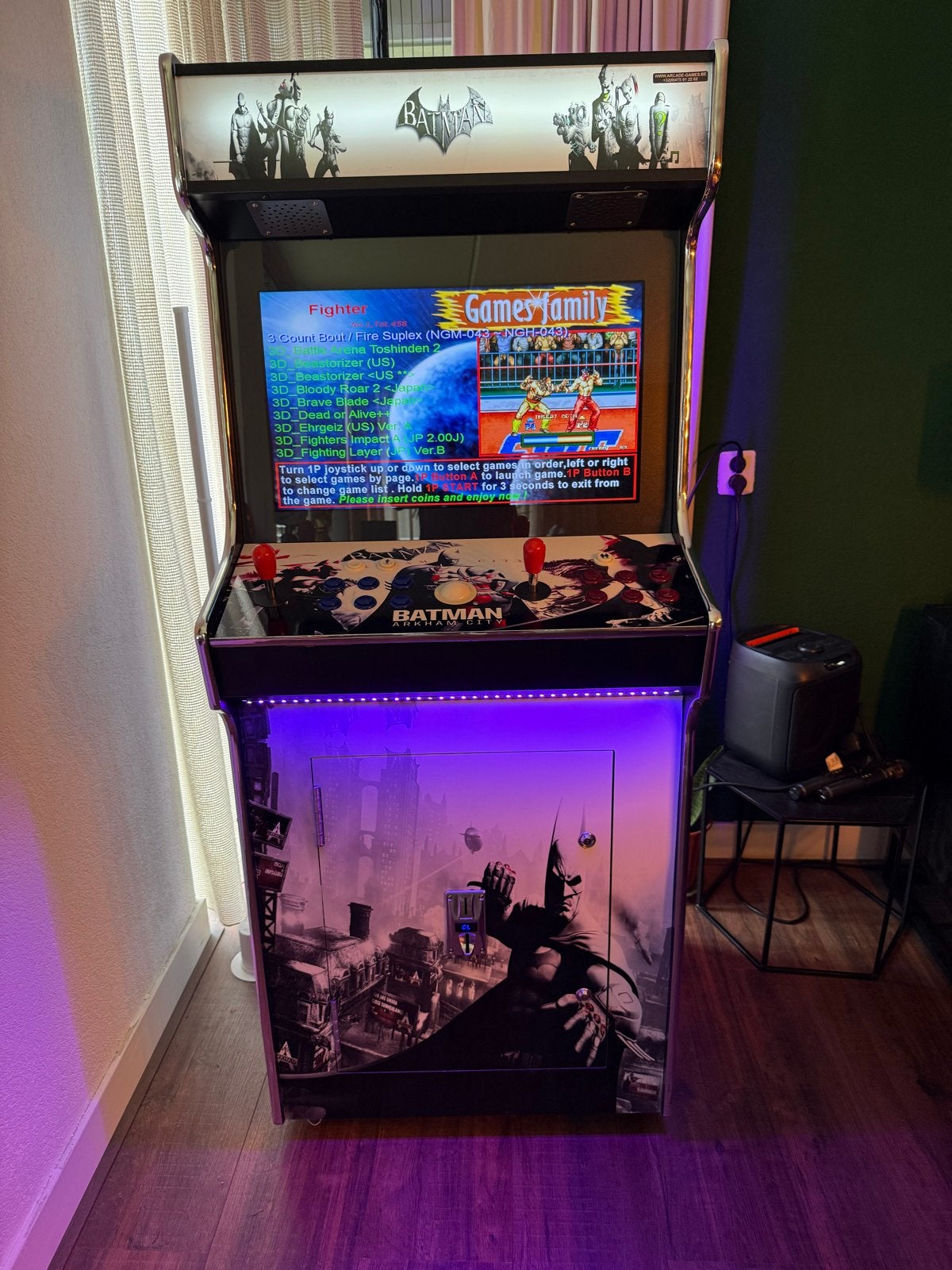 Nieuwe A-G 27” LCD Arcade – Batman – 4.500 Games + LED, Spelcomputers en Games, Ophalen, Overige merken, Nieuw