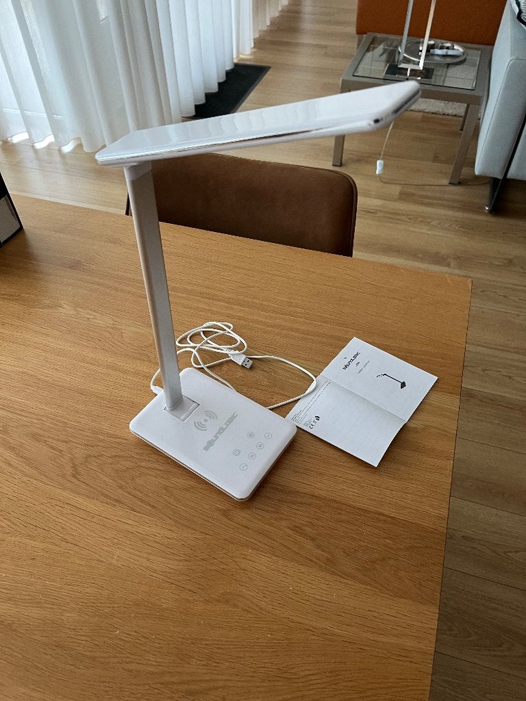T.k.a. nieuwe bureaulamp Soundlogic., Nieuw, Wit, Ophalen of Verzenden, Draadloos