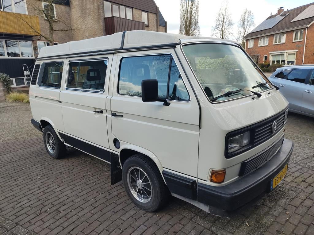 Volkswagen T3 Vanagon Westfalia 1.9TD stuurbekrachtiging, Caravans en Kamperen, Campers, Buscamper of Camperbus, Fietsendrager
